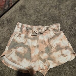 BCG Kids Tie-Dye Shorts - Cream and Gray